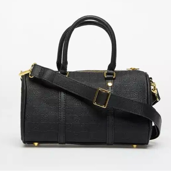 NEW Nike Air Jordan Jumpman Monogram Mini Duffle Bag 3L Black Gold MA9169-K5X - Picture 4 of 5